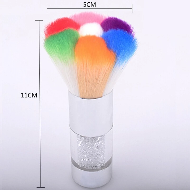 

Nail Art Dust Remover Brushes Rhinestone Makeup Foundation Brush Cleaner UV Gel Nail Powder Tools