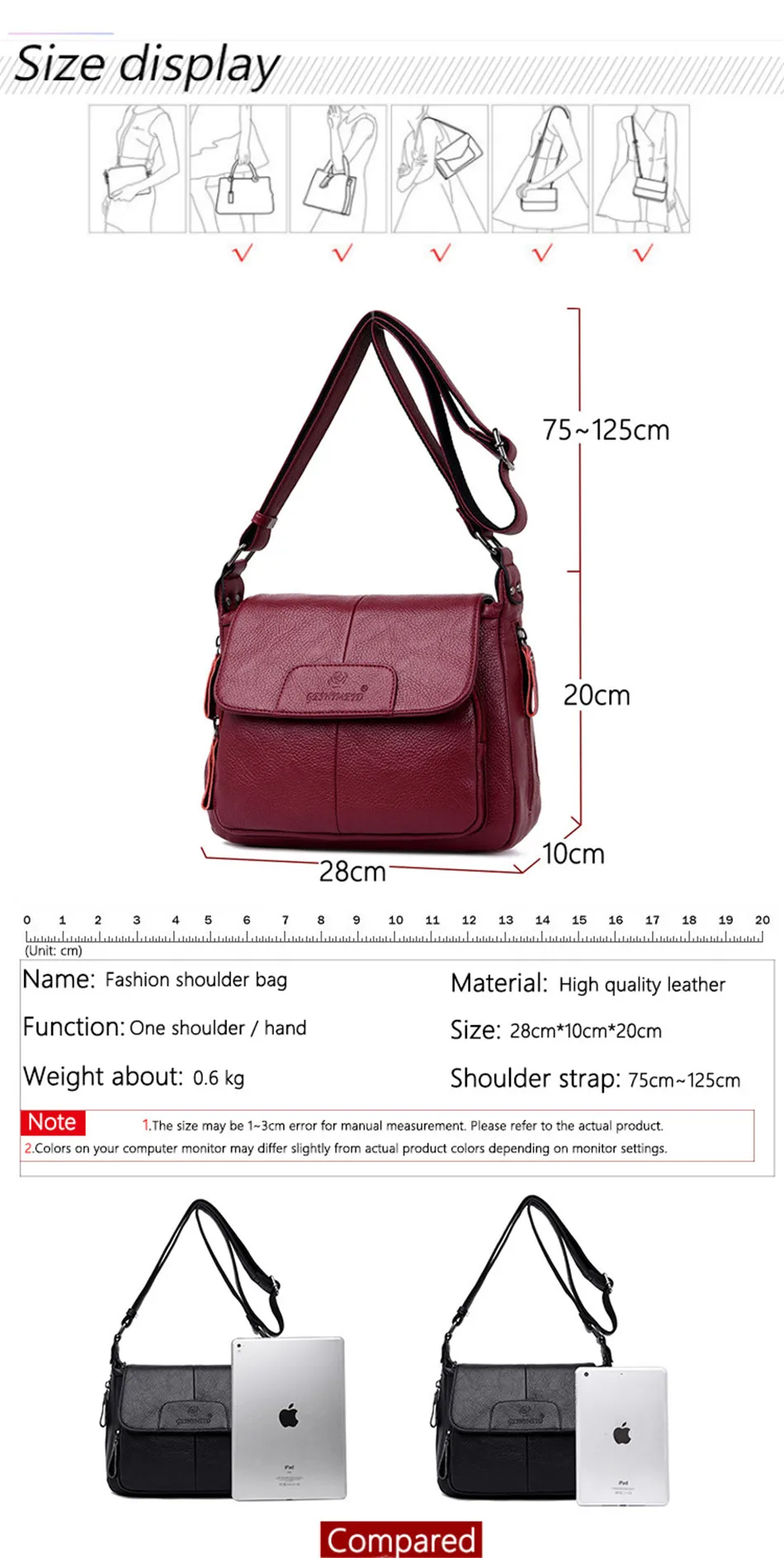 Soft Leather Luxury handbags Women bags Designer Shoulder bags for women crossbody bag purses and handbags Sac a main femme