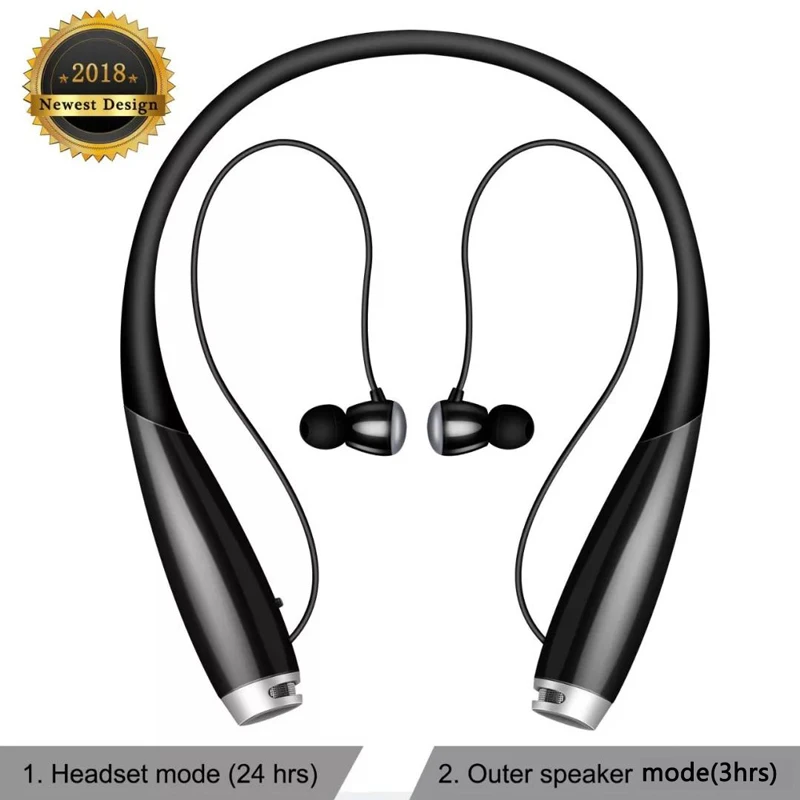 HB 906 In Ear Bluetooth 5 0 Спортивная гарнитура беспроводные наушники и динамик 2 в 1
