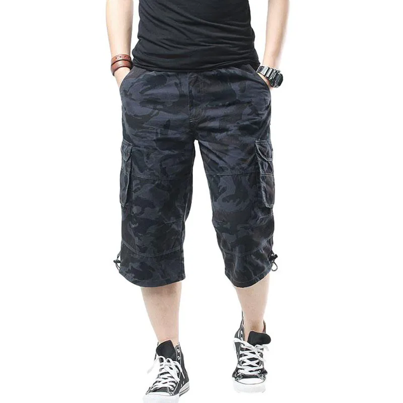 

Idopy Mens Summer Casual Cargo Shorts Camouflage Cool Multi Pockets Loose Fit Short Trousers Pants Plus Size M-6XL
