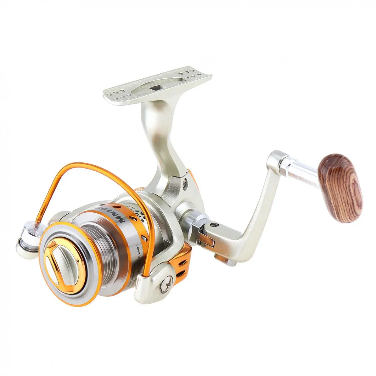 Durable Mini Fishing Reel Palm Size Metal Coil Poket Small Spinning