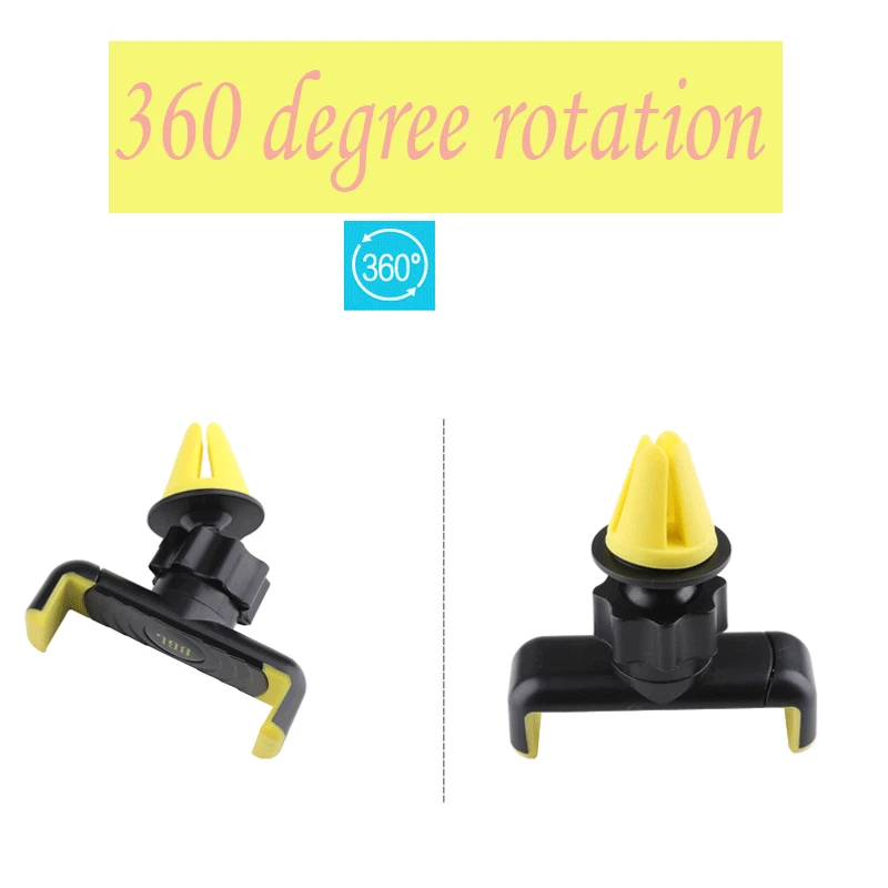 

Universal Stand Air Phone Holder 360 Degree Rotation Adjustable car mount holder For Cell Phone iPhone Automobile Accessories