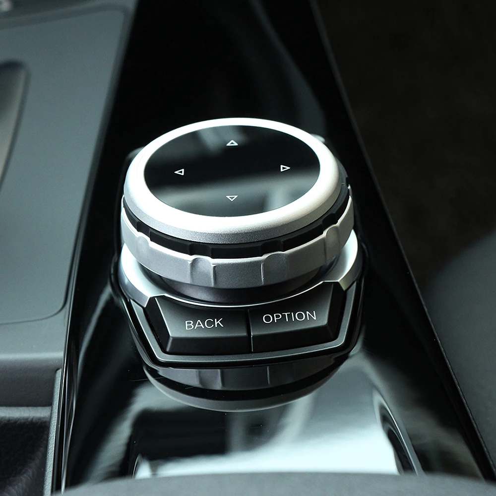 

Car Multimedia Control Knob Button Cover Fit for BMW X1 X3 X5 X6 F30 E90 E92 F10 F18 F11 F07 GT Z4 F15 F16 F25 E60 E61