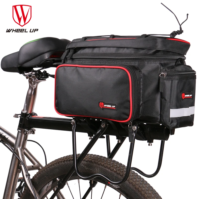 

Large Capacity Bike Camel Bag Foldable Bicycle Tail Bag Big Bicycle Luggage Pack Reflective Cycling Equipment