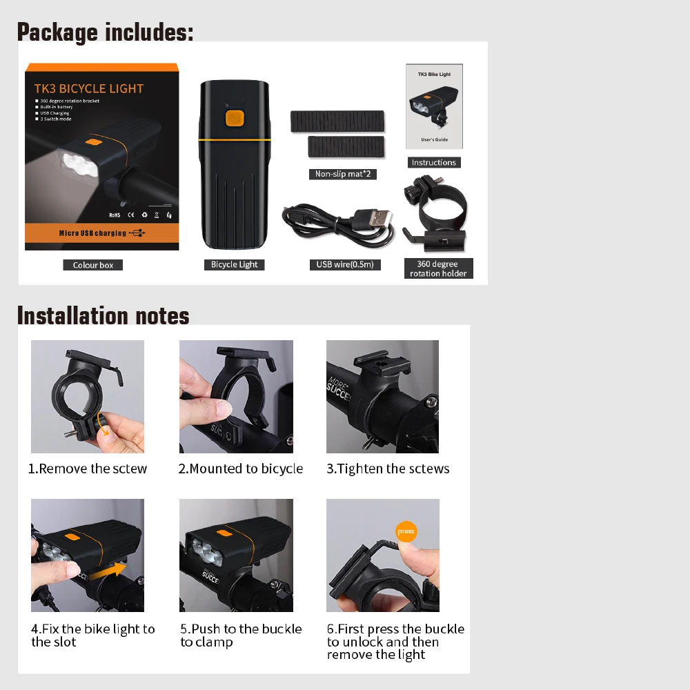 Led-motorycle-bicycle-light