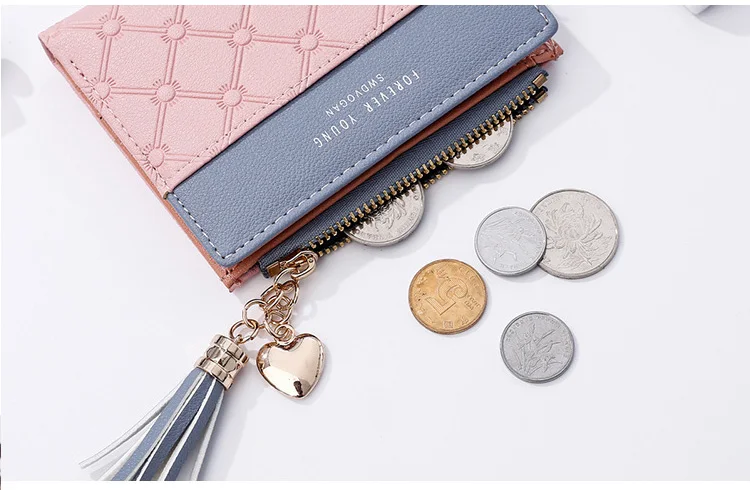 PU Leather,wallet female,wallet female women zipper,Fashion,Casual,Vintage,Black,Red,Brown,Blue,Pink wallet female leather (8)