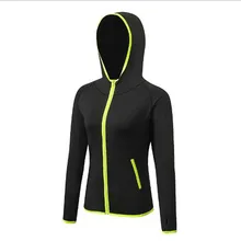 Yuerlian Новая женская куртка для бега Толстовка для занятий бегом Йога, тренировки, фитнес облегающая одежда для верхней части тела быстросохнущее дышащее спортивное пальто