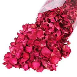 Сушеные лепестки роз Ванна Инструменты натуральное сухое лепесток Spa Отбеливание душ ароматерапия купальный макияж питания 100 г