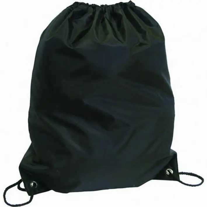 Высокое качество сумки из полиэстера с завязками с логотипом клиента 100 шт./лот