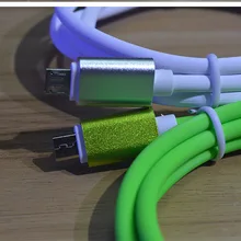 100 шт 1,2 м Алюминиевый металлический прочный зарядный кабель в Вертикальную Полоску Micro USB кабель для синхронизации данных для iphone 5 6 samsung