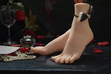 Male adult products full silicone fake sexy female legs real skin texture feet worship Foot Fetish toys Model 37 size