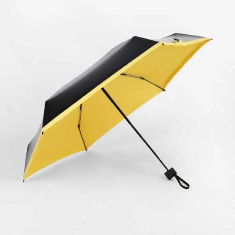 Bulangxiong полностью автоматический восьмикостный трехстворчатый Зонт черная резинка Зонт - Цвет: Style 16