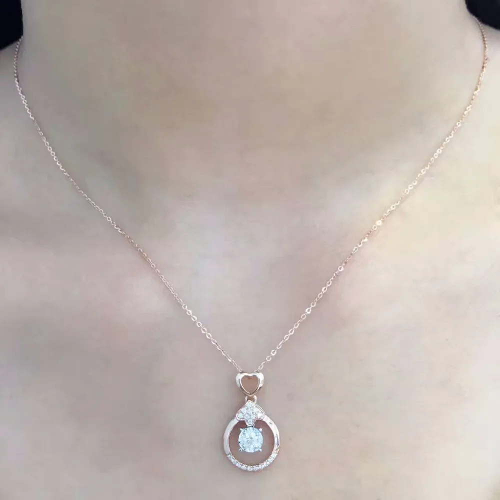 Lasamero венчик 0.01CT круглый цветочный полый филигранный набор 18k золото натуральный