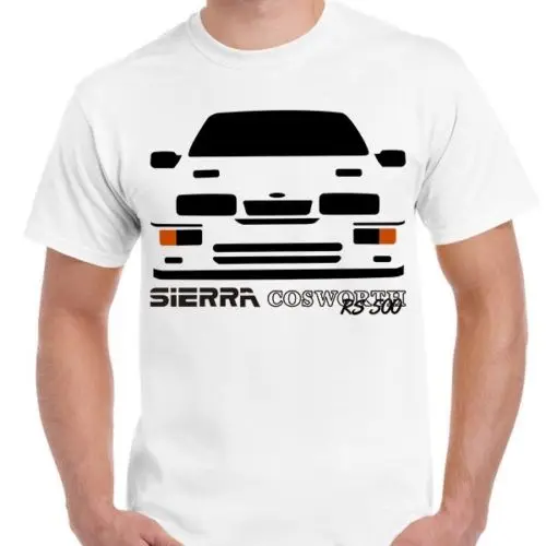 

T-Shirts 2019 Brand Clothes Slim Fit Printing Camiseta Sierra Cosworth Rs500 Car T shirt