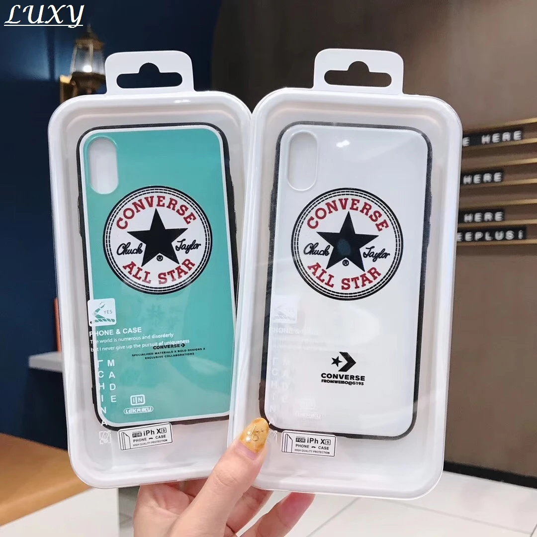 

Fashion America Leisure Sports brand sneakers shoes With packaging case cover for iphone 7 8 6 6s plus X XS Max Xr phone Capa