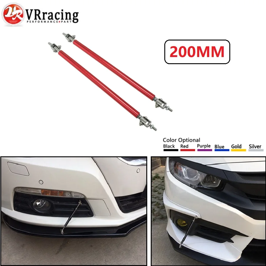 

VR RACING - Universal Adjustable 20CM Front Bumper Lip Splitter Rod Strut Tie Bar Support VR-QT59