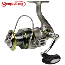 Sougayilang 2000-5000 Fishing Spinning Reel 13+1BB Feeder Reel Fishing Big Carp Left Right Sea Fishing Reel Saltwater Peche Coil