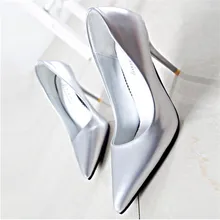 2016 NEW Spring summer Pumps shallow mouth shoes style thick high heel zapatos mujer fashion shoes 9.5cm shoes free shipping
