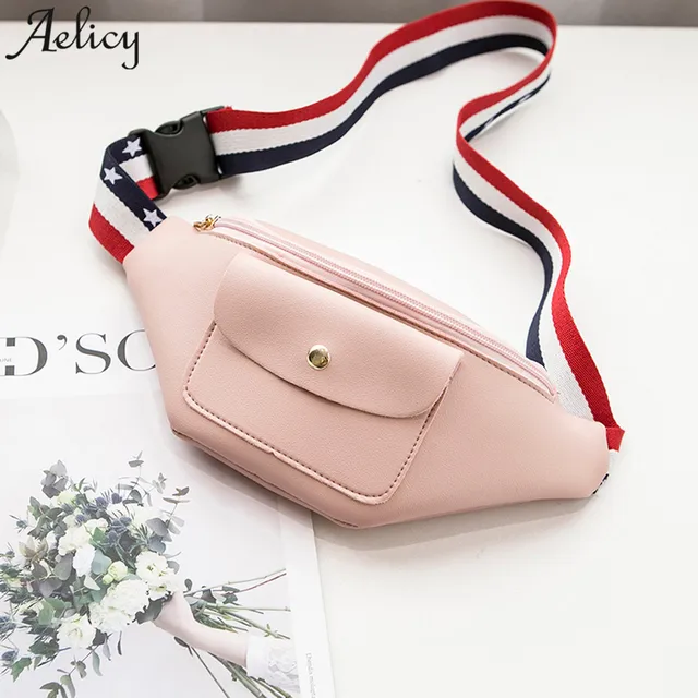 Aelicy bags for women 2018 Cute Pack Waist Belt Bags Casual Solid Color