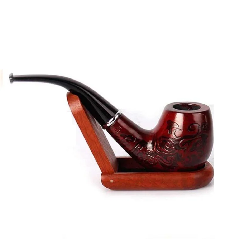 Luxury Rosewood Tobacco Pipe Classic Bending Type Smoking Pipe