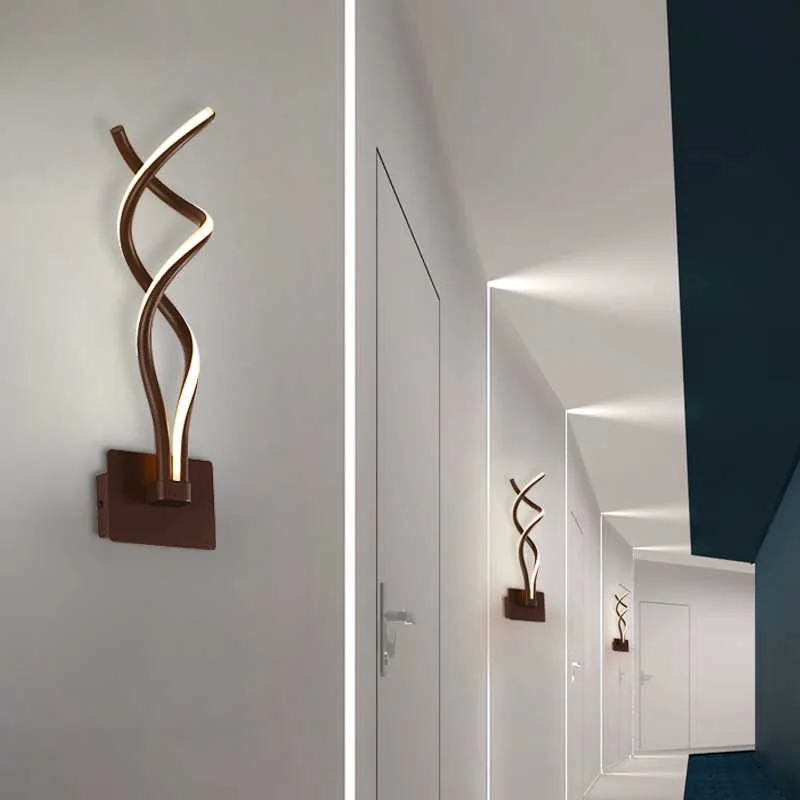 

Creative minimalist modern wall lamp living room television cabinet lamp corridor staircase lamp led bedroom lamp