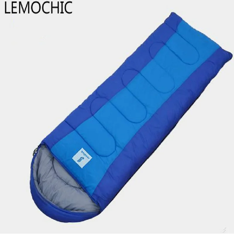 

High quality outdoor camping travel envelope style adult thickening autumn winter cotton thermal portable emergency sleeping bag