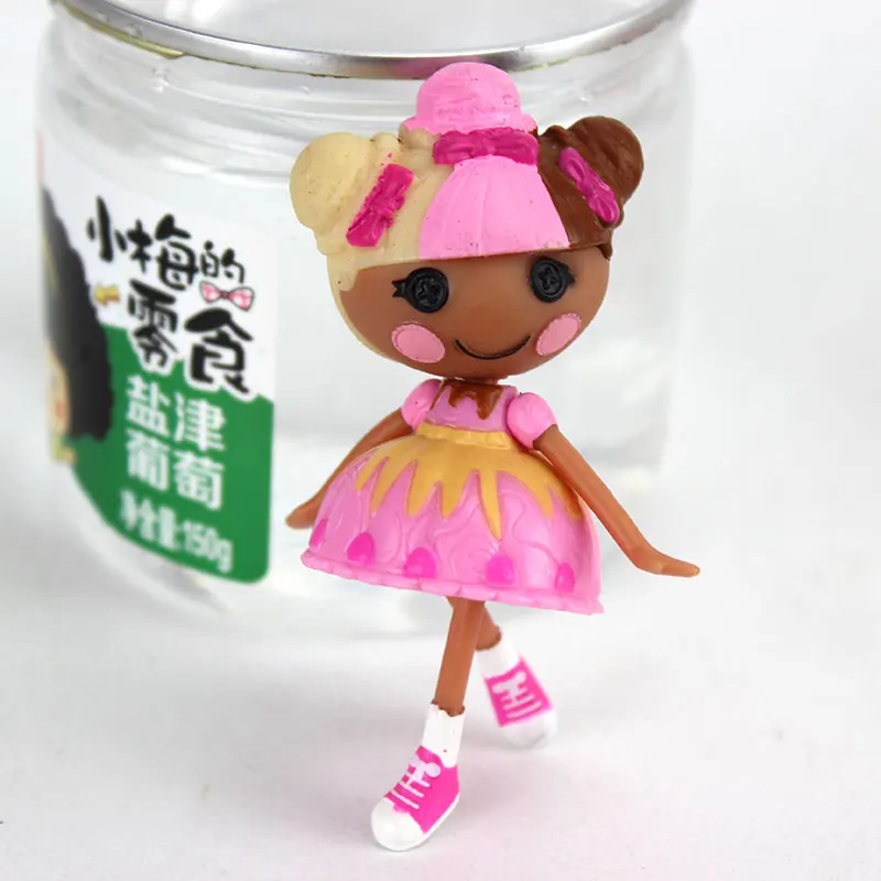 3Inch Original MGA Lalaloopsy Dolls Mini Dolls For Girl s font b Toy b font Playhouse