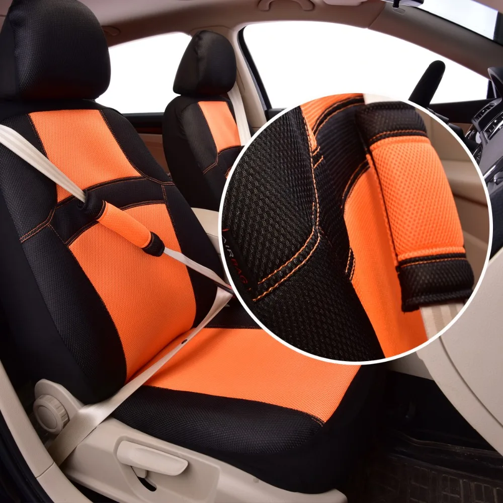 Чехлы для автомобильных сидений, 6 цветов, универсальные, подходят для большинства автомобильных сидений, автомобильные аксессуары для Toyota BMW Nissan hyundai
