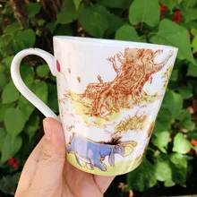 Мультфильм милый ИА Ослик Тигр друг Медведь керамика фарфор чай кофе кружка чашка подарок на день рождения