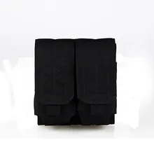 Free Shipping Military Cordura Molle Double Pouch Pistol Mag Magazine Pouch Close Holster Travel Small Waist Packs PP6-0064