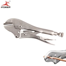 Стопорные плоскогубцы RDEER " /175 мм, обжимной инструмент из углеродистой стали, охлаждающий инструмент для уплотнения, Мультитул, ручной инструмент, 1 шт