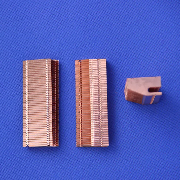 KOOLASON 53*22*12 мм DIY Ноутбуки ПК CPU Радиатор медного охлаждения ребра охладитель