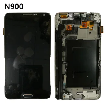 

LCD Display Screen Touch Digitizer Sensor with Frame Assembly For Samsung Galaxy Note 3 N900 N9000q + Adhesive + Kits