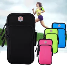 Eagwell Universal GYM Sport Mobile Arm Band Bag Neoprene + Polyester Mobile Pouch Arm Bag For 4 inch -6 inch Mobile phone