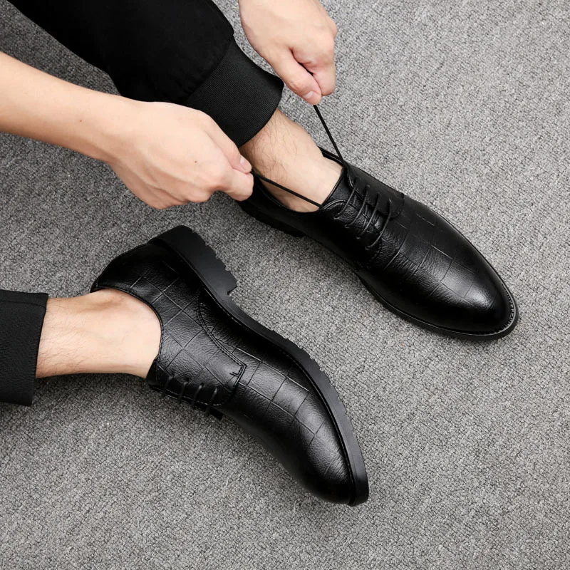 Jookrrix 2018 British Style Shoes Men Fashion Brand Dress Shoe Male