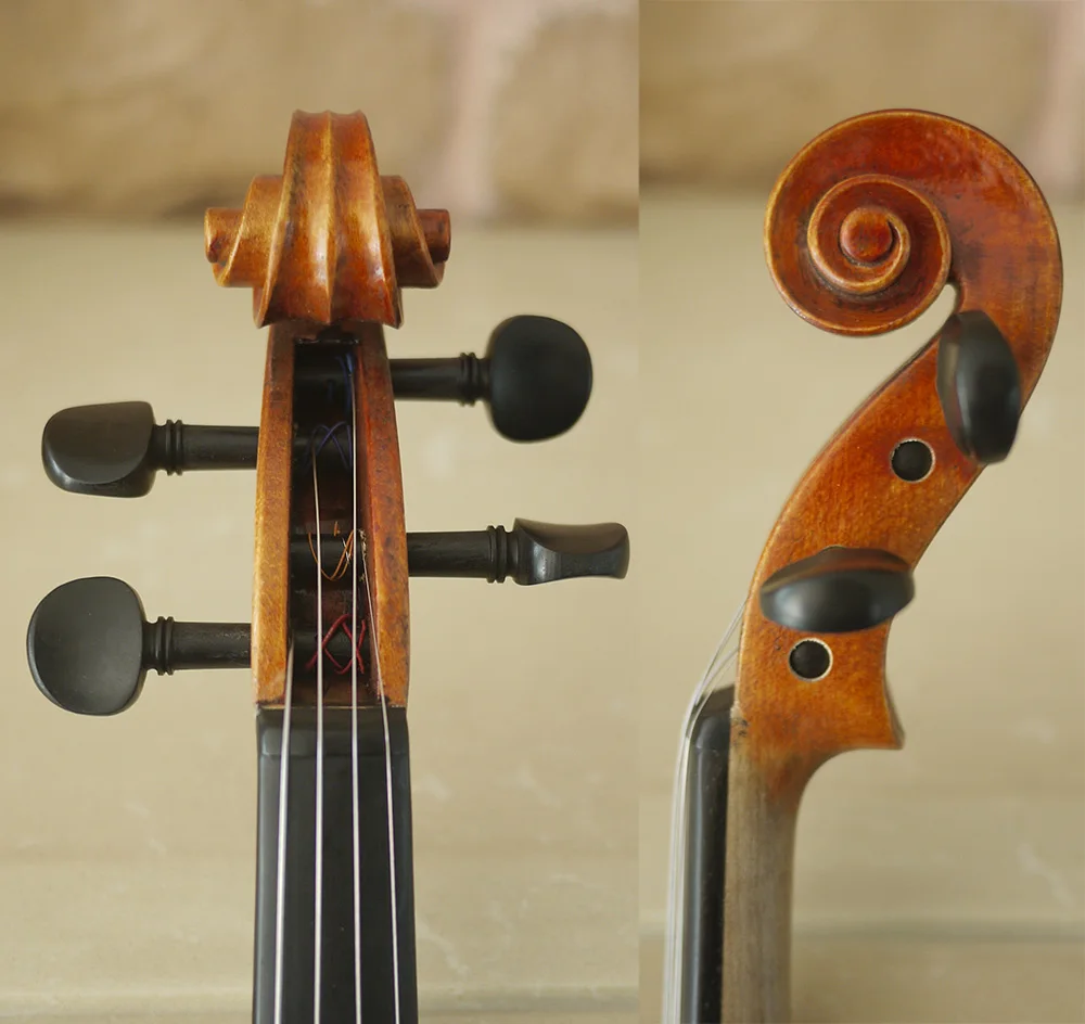 Ручной работы Stradivarius Cremonese в 1715 Скрипки модели, античная лак, Скрипки случай, лук и канифоль, № 2450