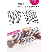 1 шт. головные уборы аксессуары для волос мини-волосы для укладки волос мини-гребень для волос челка фиксированная расческа для волос G0402