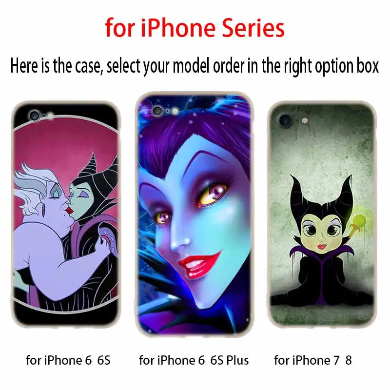 Чехол для телефона s силиконовый мягкий чехол для iPhone 11 Pro X XS Max XR 6 6S 7 8 Plus 5 4S SE Maleficent Спящая красавица чехол принцессы