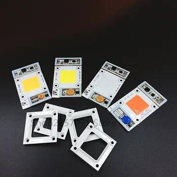 

50W L78*W35*H5mm 170-265V AC High Power led chip built-in driver Warm white Cool White Blue Full Spectrum LED