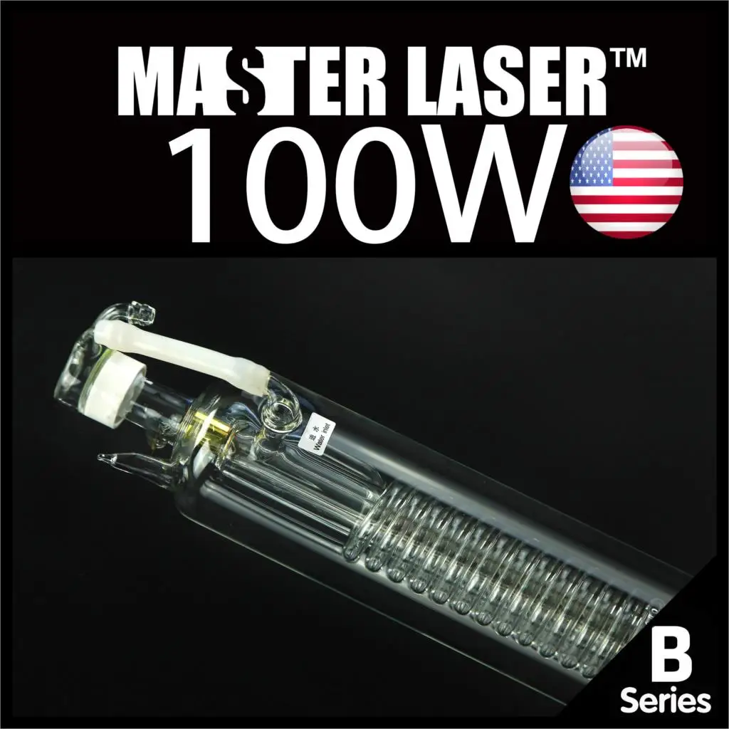 

100W High Power 120W CO2 Laser Tube for Laser Engraving Cutting and Marking Machine DHL Wooden Case Shipping to USA
