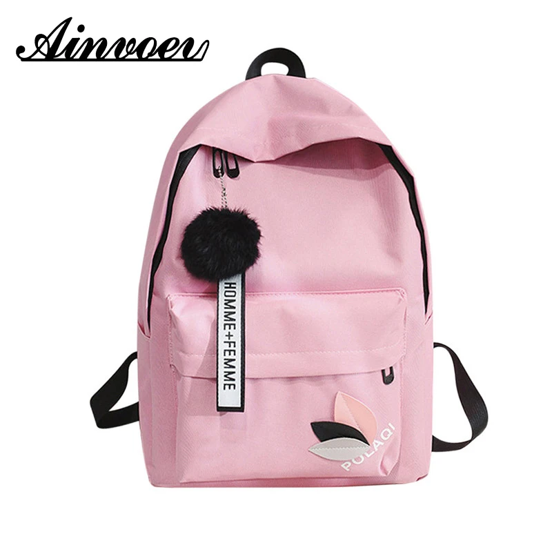 

Ainvoev Travel Backpack Casual School Backpack School Bags For Teenage Girls Shoulder Canvas School Girls Boy Rucksack Satchel