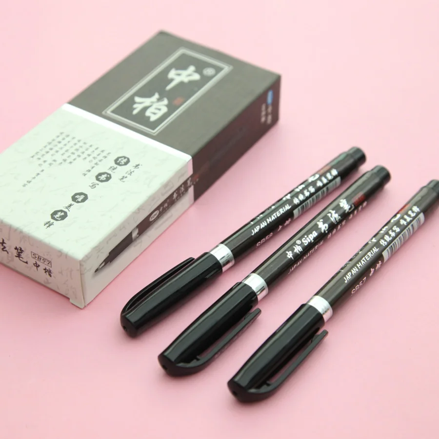 

30 pcs/Lot Chinese Calligraphy pen Hand-writing words pens Drawing brush Art Stationery school supplies Material escolar CB867