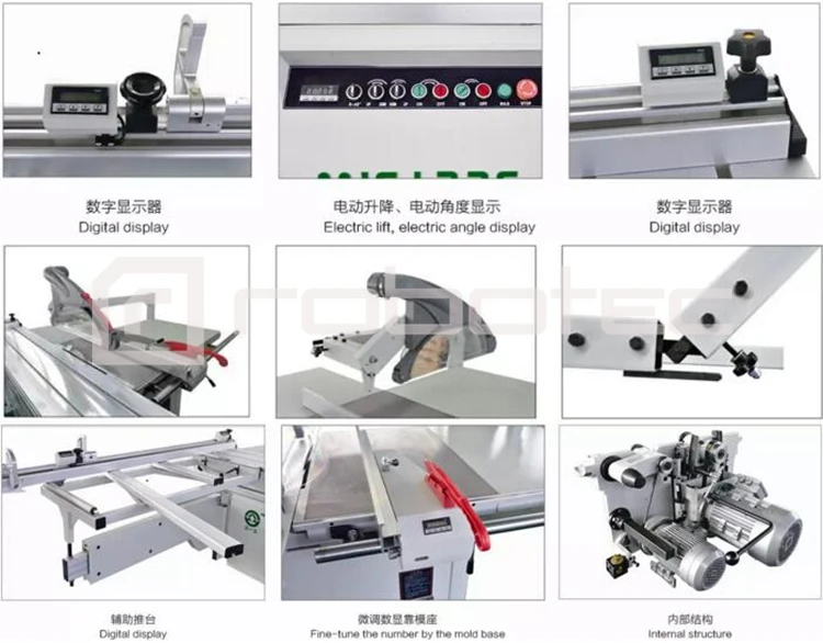 Famous sliding table saw for wood cutting machine 6130/panel saw for woodworking/sliding table saw for wood