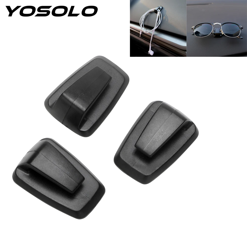 YOSOLO 3 шт./лот крючок для сумки Автомобильная вешалка пластиковые зажимы Крепежные
