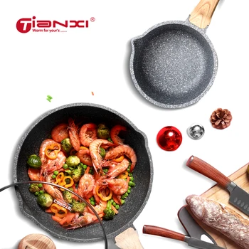 

18/28 cm Paella Pans Griddles & Grill Pans Breakfast Pan Milk Pot Set Kitchen Set Non-Stick Pot Set Combination Pans 4.5 L PDG38