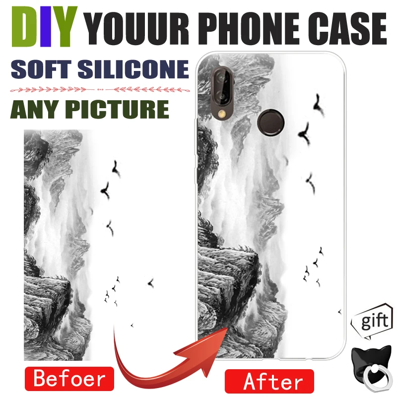 DIY Photo images Customize Phone Case Cover For huawei p8 p9 p10 plus p20 lite pro nova 3e mini 2017 cases |