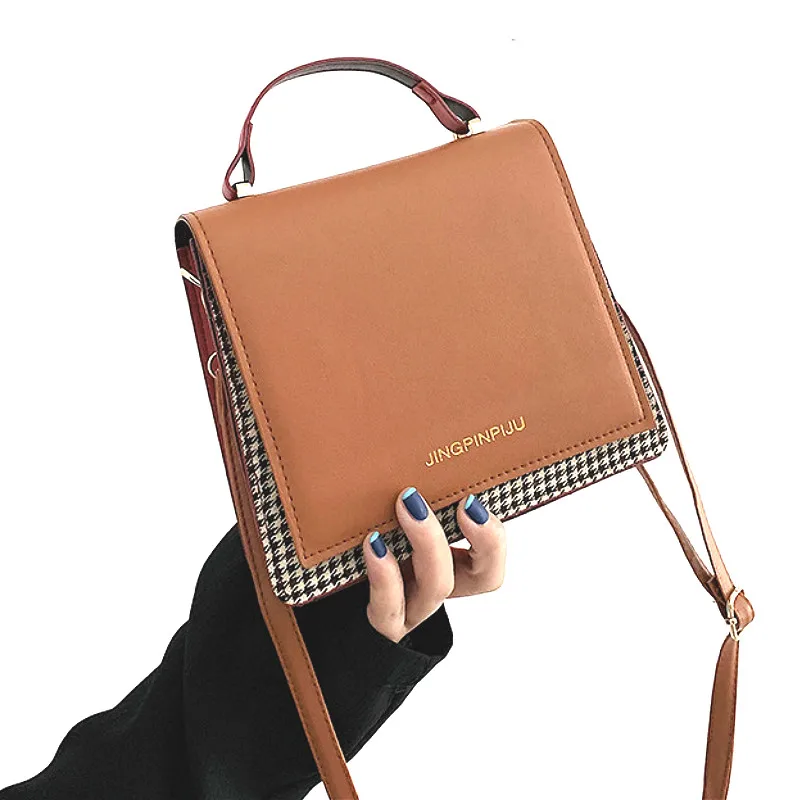 

2019 new women's shoulder bag simple wild Messenger bag ins fashion small square bag handbag #197133