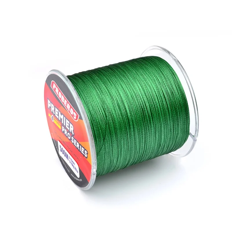 

Super PE Braided Fishing Line 500M 4 Strands 12LB-80LB Smooth Multifilament Strength Fishing Line for All Fishing Wholesale