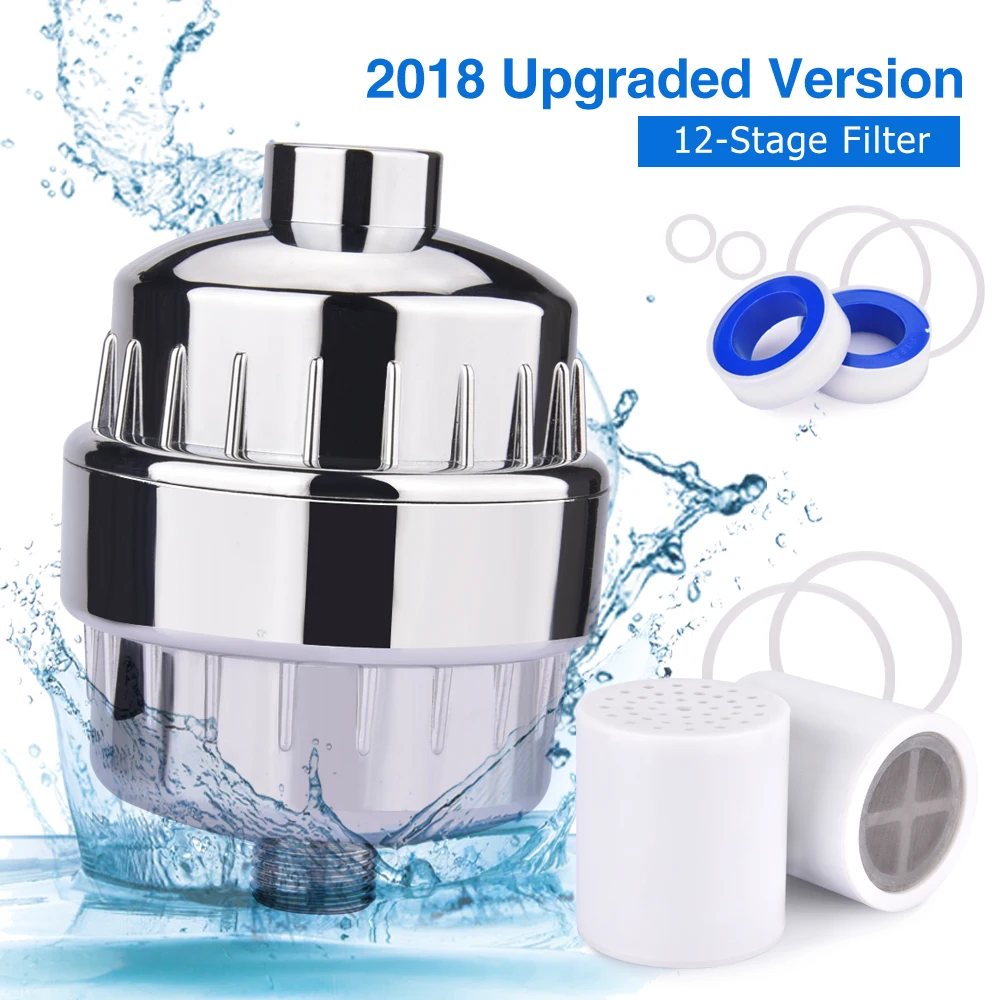 Upgraded 12 Layers Bathroom Shower Filter Bathing Water Purifier Water