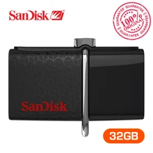 SanDisk usb флэш-диск ultra Dual OTG USB3.0 рукоять 150 м/с U диска 32 ГБ для смартфонов и Планшеты и компьютерами Windows и Mac sddd2